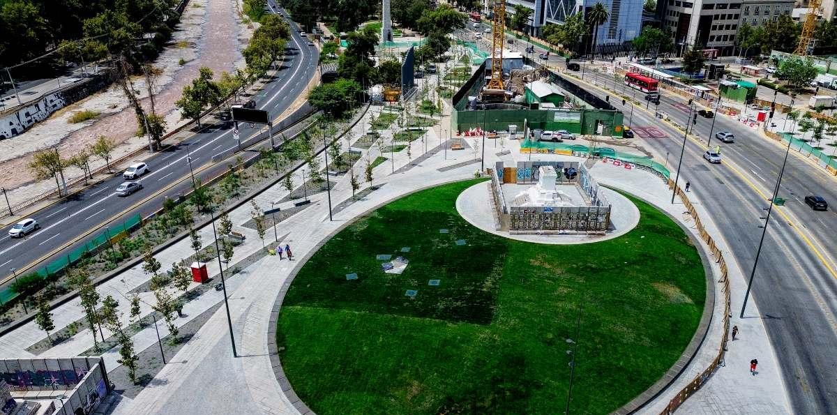 MAPAS – Últimos cambios en Plaza Baquedano: estos son los nuevos desvíos de tránsito