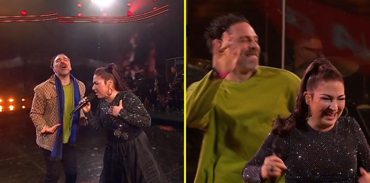 Al ritmo del pop latino: El divertido momento de José Antonio Neme y Gloria Estefan en el escenario de la Quinta Vergara