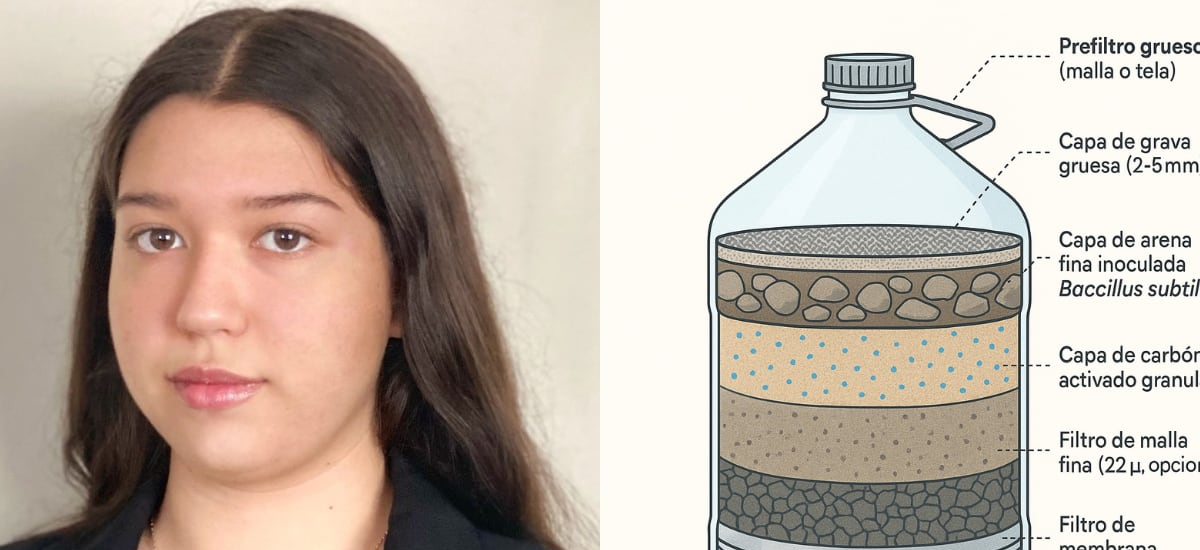 Usando una bactería: estudiante de 17 años inventó sistema de purificación que podría cambiar calidad de vida comunidades patagonicas