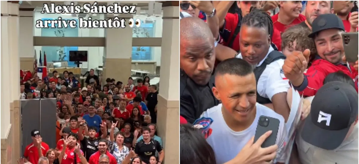 “Déjenlo pasar”: la locura por Alexis Sánchez en sus primeras horas en Montreal