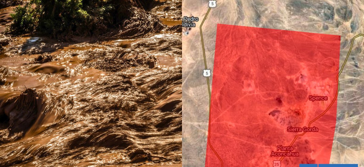 DMC emite Alarma Meteorológica para la comuna de Sierra Gorda por precipitaciones intensas