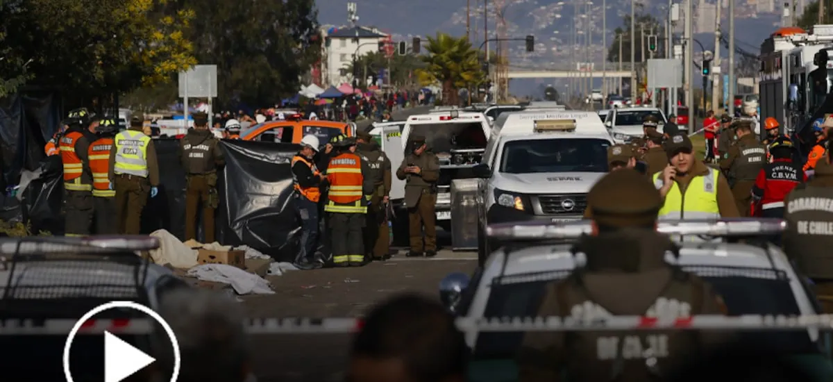 Fiscalía investiga a funcionario de la Armada por atropello en feria de Viña del Mar que dejó seis fallecidos y siete lesionados