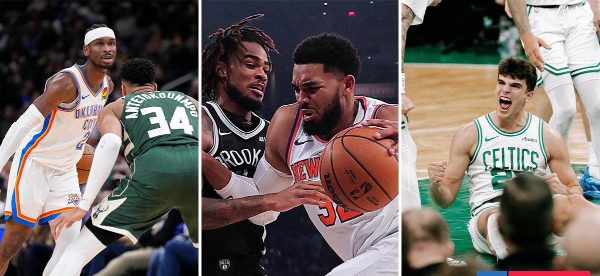 Resumen NBA: Thunder dominan, Knicks hacen historia y Celtics celebra debut de Hugo González