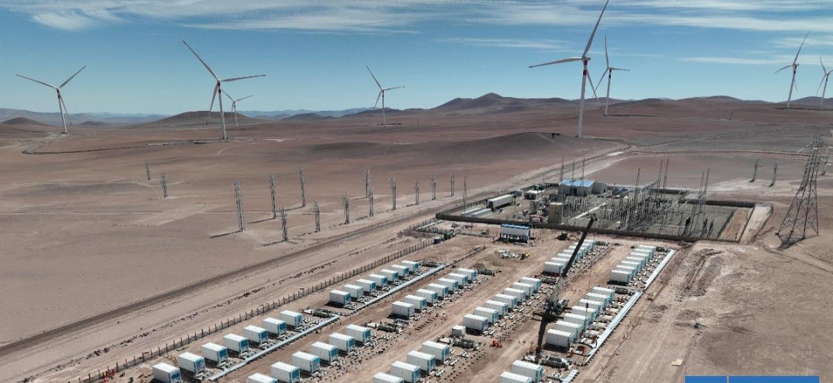 Engie avanza en construcción de sistema de almacenamiento integrado a parque eólico