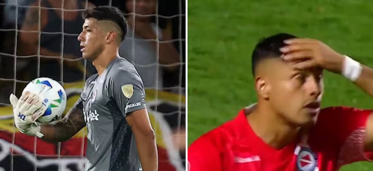 Iván Morales y Brayan Cortés tuvieron una noche desgraciada: Argentinos Jrs cayó en Copa Libertadores