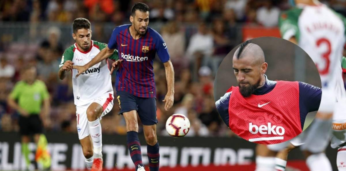Vidal se puso por encima de Busquets: Es el mejor de 5, pero yo hago todo