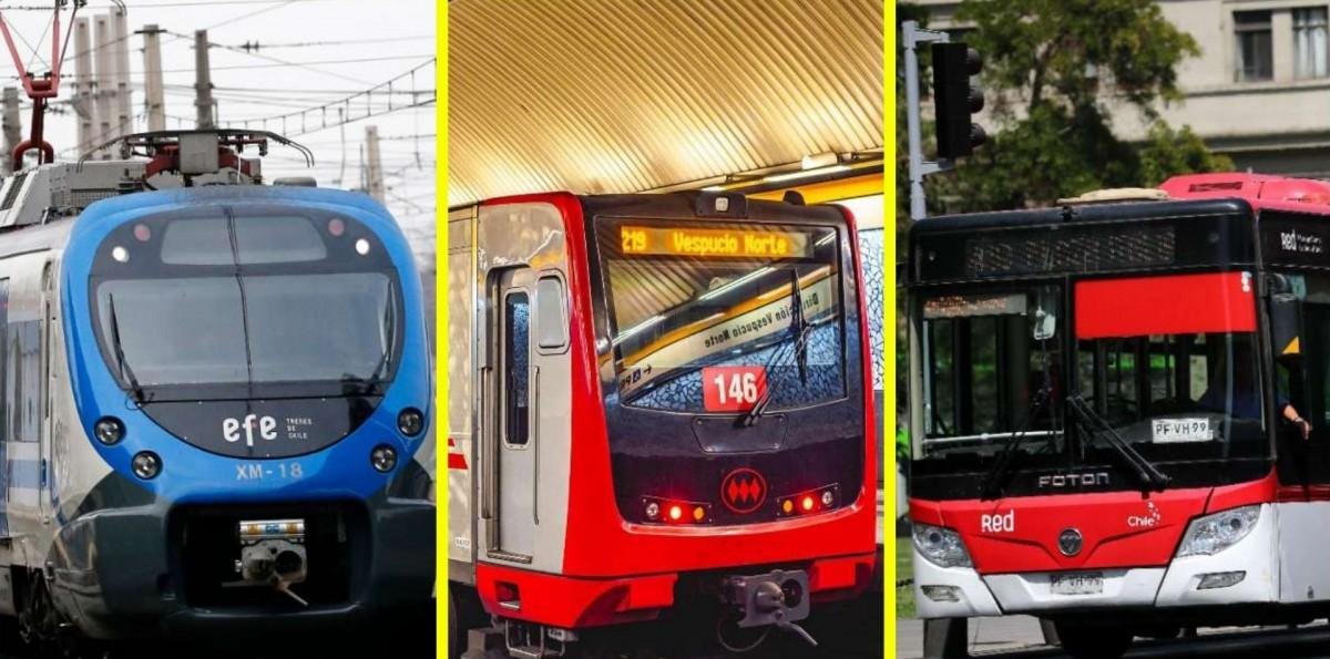 Este domingo se concretó el alza del transporte público en Santiago: ¿En cuánto quedó el pasaje de Red, Metro y EFE?
