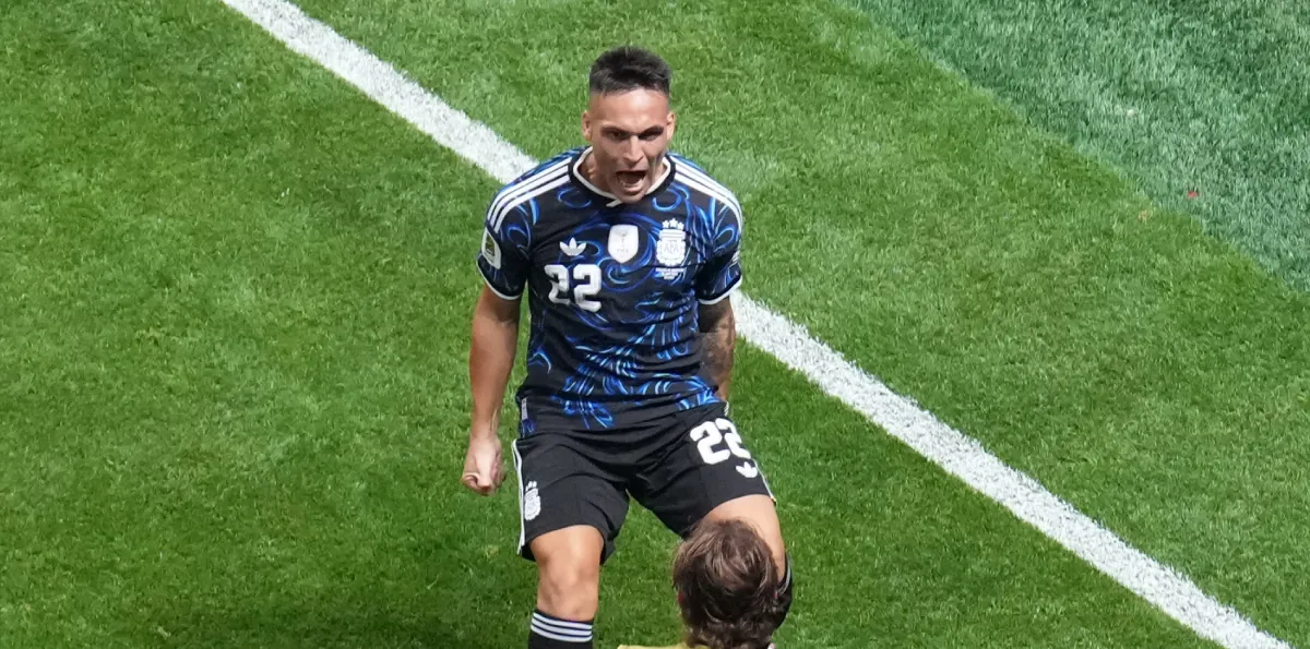 Lautaro Martínez tras meter a Argentina en la final: "Siempre soñé con hacer este gol"
