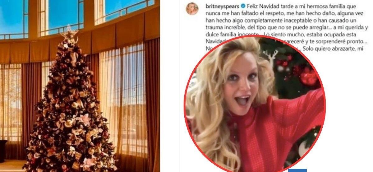 Britney Spears publica sarcástico mensaje a su "dulce e inocente" familia tras pasar Navidad sin ella