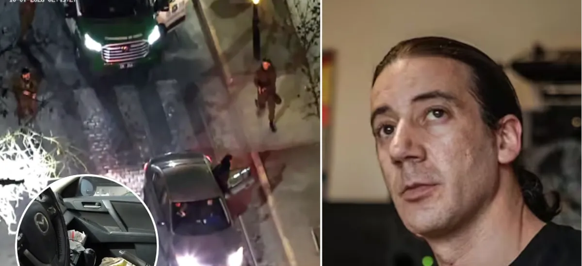 Graban momento exacto de la detención de “Tea Time”: Carabineros desenfundó sus armas y todo esto le encontraron en el auto