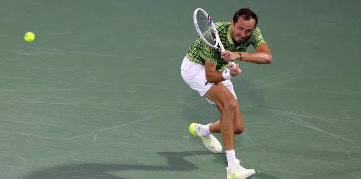 Medvedev se coronó campeón sin jugar en Dubai