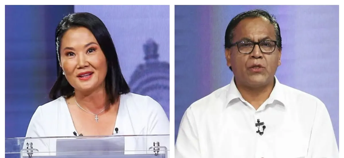 Fujimori mantiene una ventaja de 1.300 votos sobre Sánchez en las presidenciales de Perú, con el 98,2% escrutado