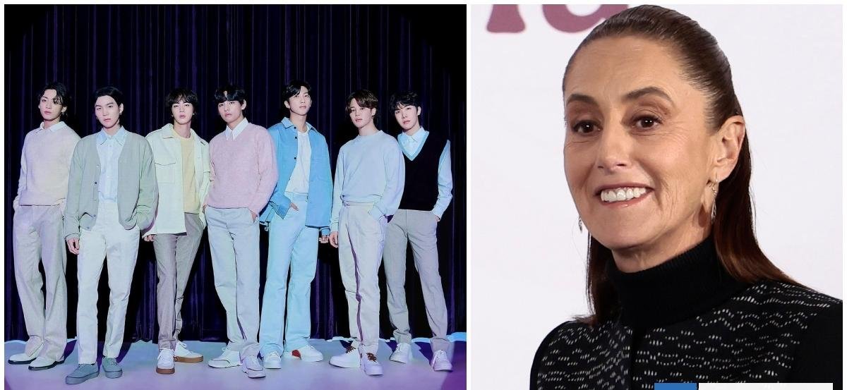 Sheinbaum envía nota diplomática a Corea de Sur para que BTS sume más conciertos en México
