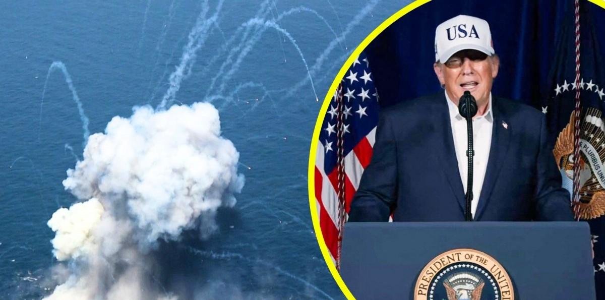 Donald Trump afirma que nueve barcos de la marina iraní fueron "destruidos y hundidos"