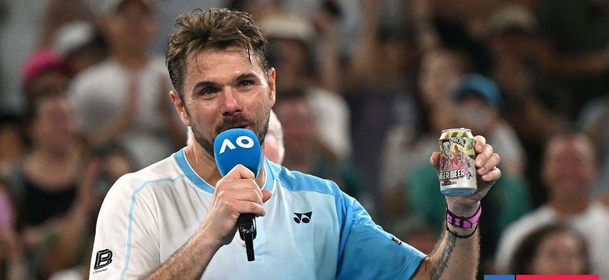 Stan Wawrinka se despide del Australian Open bebiendo cerveza: suizo cayó en tercera ronda ante Fritz