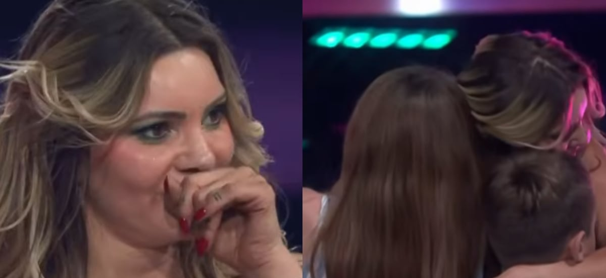 Se quebró en vivo: Faloon Larraguibel llegó a las lágrimas tras abrazo con sus tres hijos en Fiebre de Baile