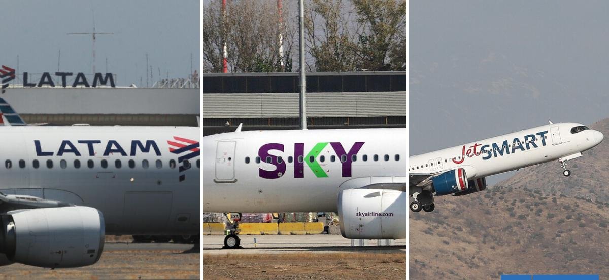 Las aerolíneas que tuvieron más tasa de reclamos en Chile durante 2025 (y las más puntuales)