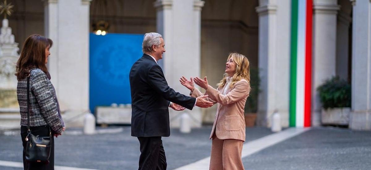 Kast cierra gira en Europa: se reúne con Meloni y la invita al cambio de mando