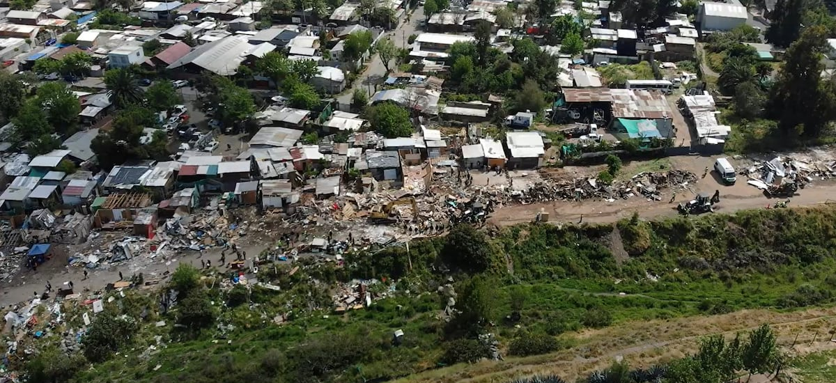 Ex toma Dignidad: remoción de escombros supera 75% y terreno albergará etapa final del Parque Quebrada de Macul