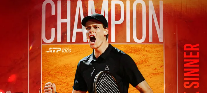 Jannik Sinner agranda su leyenda: Se quedó con el Masters de Roma e igualó histórica marca de Novak Djokovic