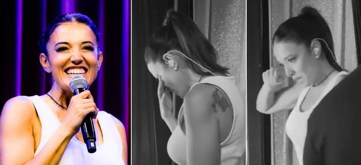 El llanto de Yamila Reyna que el público no notó en su regreso al stand up: explicó momento de emociones - La Cuarta