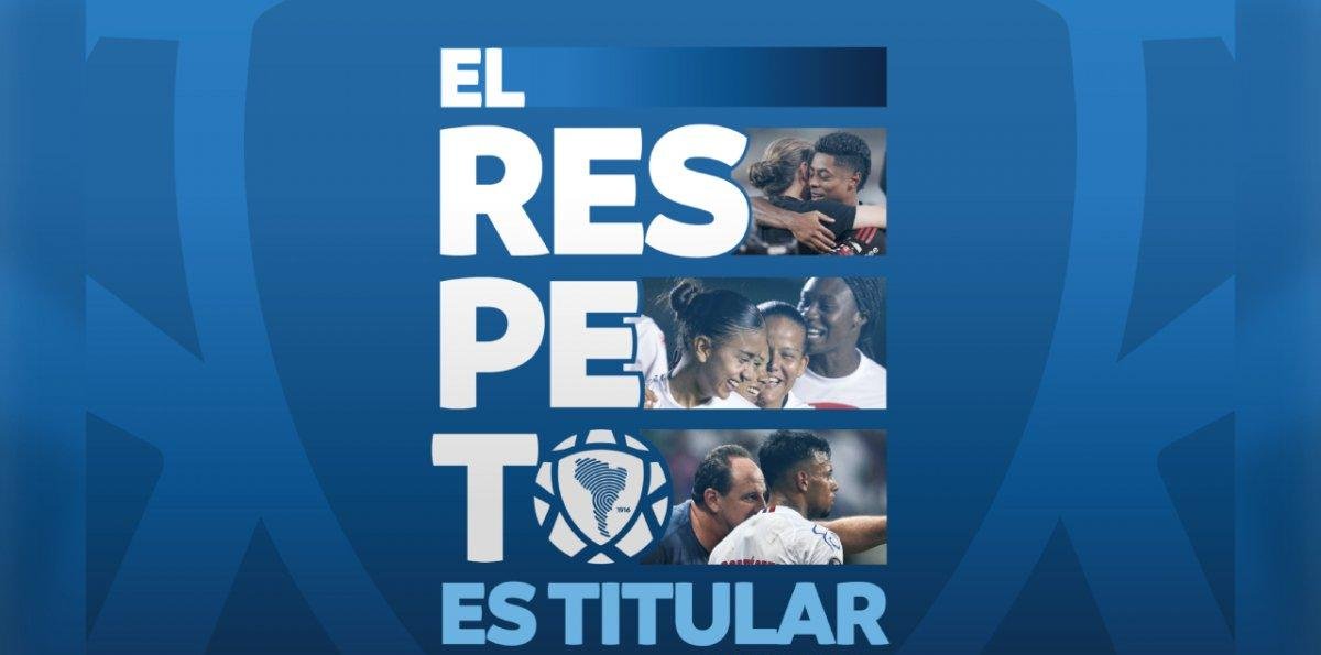La Conmebol lanzó campaña para combatir el racismo y la discriminación en las canchas