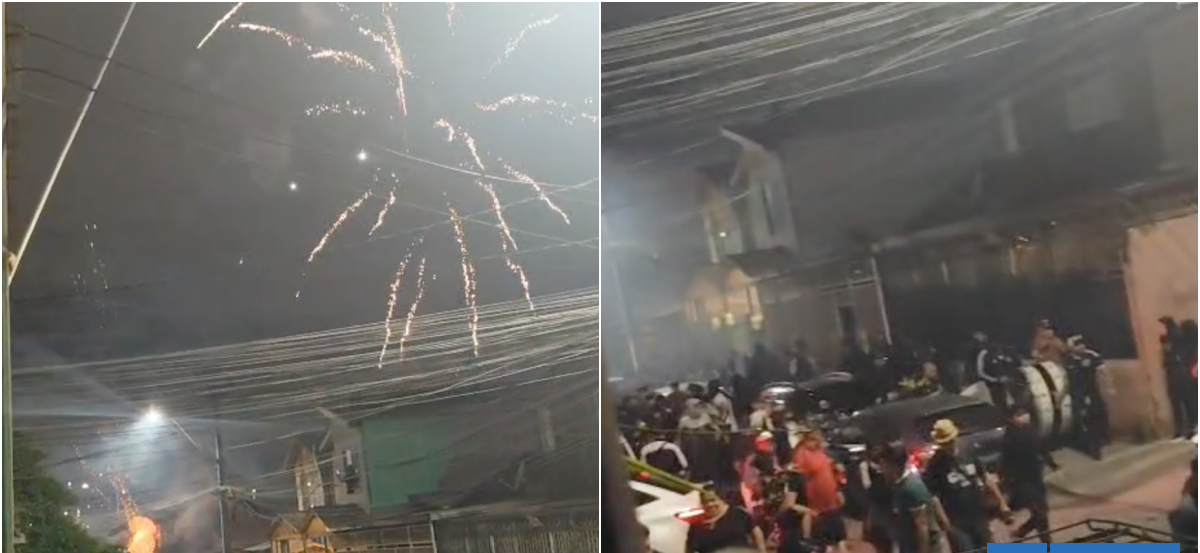 3 mil barristas de Colo Colo se congregan con fuegos artificiales por hincha asesinado en Pudahuel