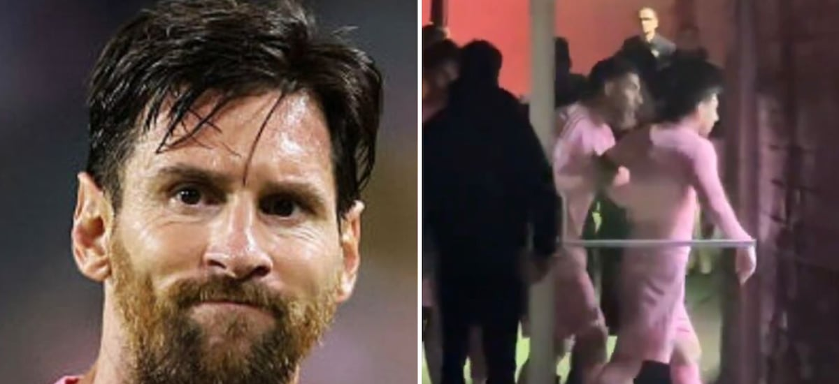 Messi explotó contra el arbitro tras goleada que sufrió el Inter Miami: Suárez tuvo que frenarlo