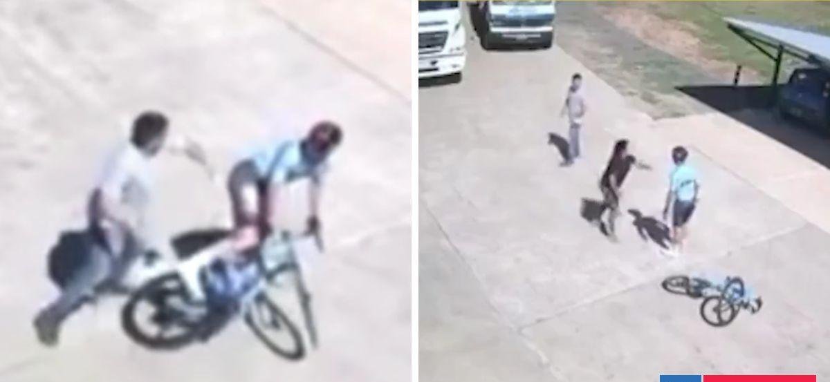 Ciclista olímpico argentino agredido por camionero cuando entrenaba: personal de supermercado lo ayudó