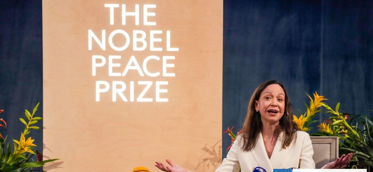 Instituto Nobel confirma filtración ilegal del Nobel de la Paz 2025 a María Corina Machado