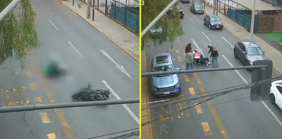 Video muestra accidente entre Fiscal Nacional y motociclista de aplicación: Alcotest de Ángel Valencia dio negativo