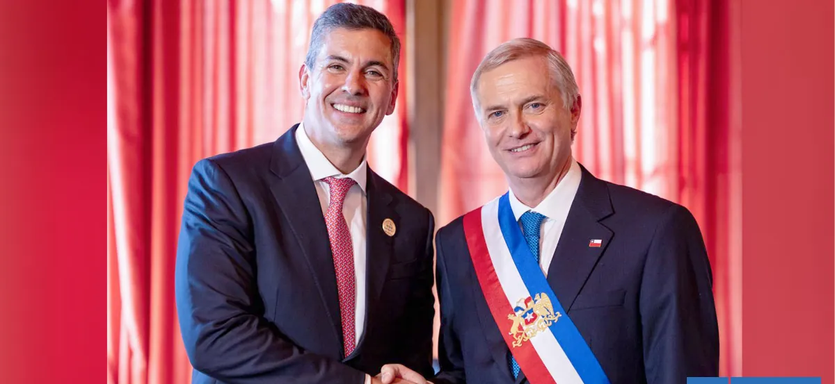 Presidente Kast recibe a presidente de Paraguay y acuerdan potenciar el Corredor Bioceánico