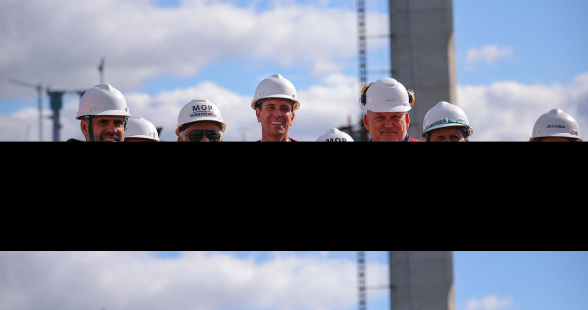 Gobierno informa 63% de avance en Puente Chacao tras visita inspectiva de ministros de Hacienda y MOP