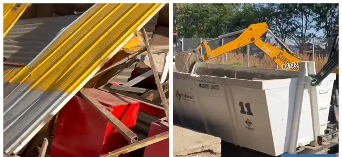 Demuelen el polémico "minimarket de la droga" encontrado en Pudahuel