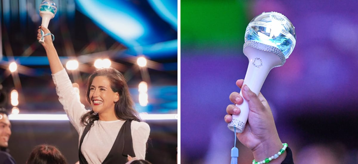 Qué son los lightstick y por qué los fanáticos de NMIXX los llevaron a Viña 2026, incluida la alcaldesa Ripamonti
