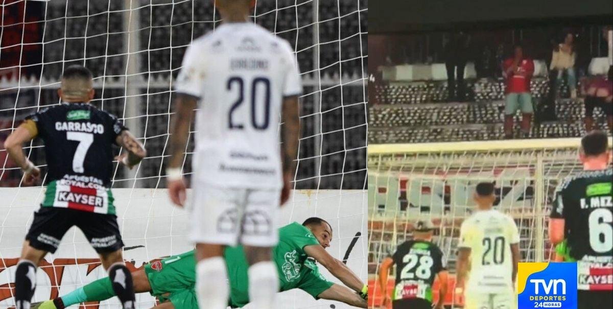 "Te extrañaba fútbol chileno": Palestino tuvo un penal, pero TODOS miraron a un hincha