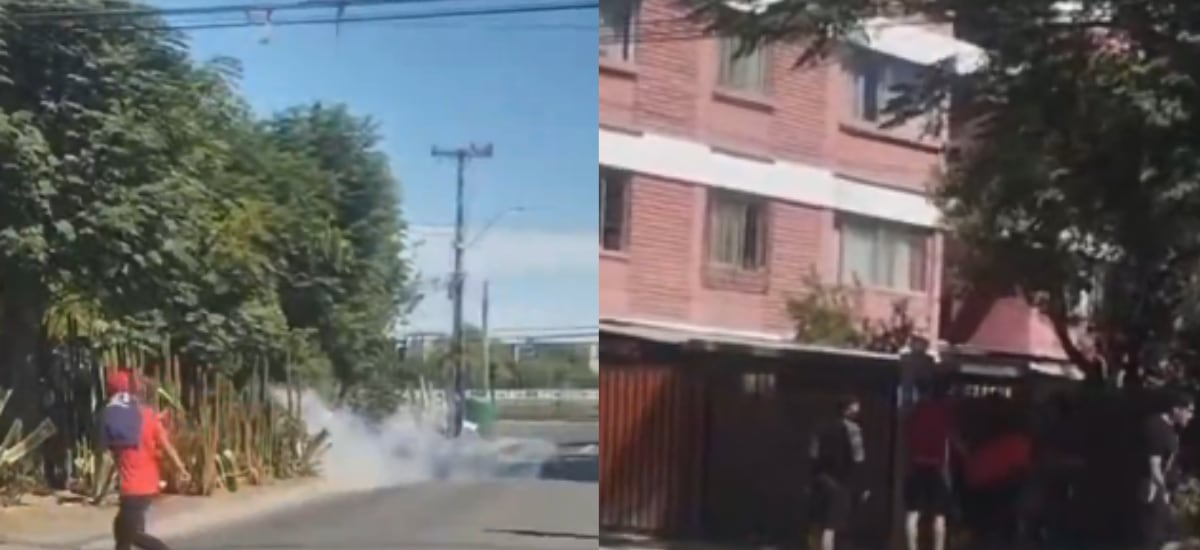 Revelan video de brutal ataque a hincha de Colo Colo en Pudahuel