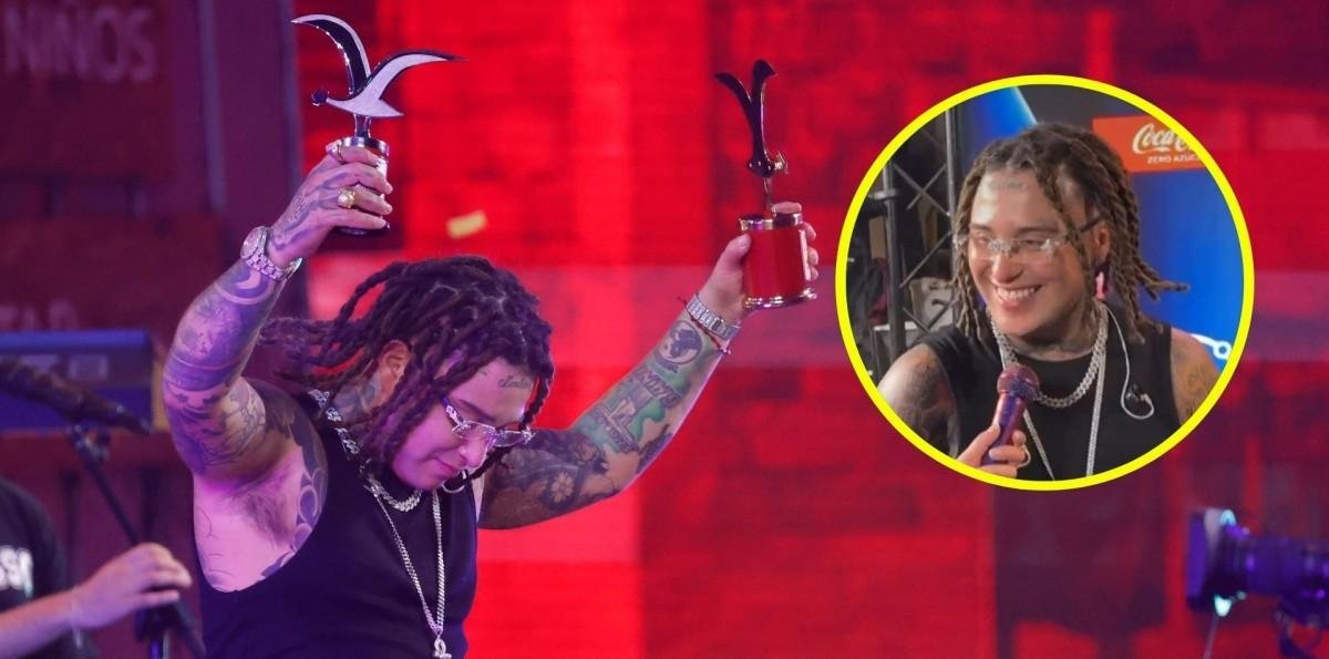 "Más contento que la ...": La reacción de Pablo Chill-E luego de llevarse las Gaviotas de Plata y Oro en Viña 2026