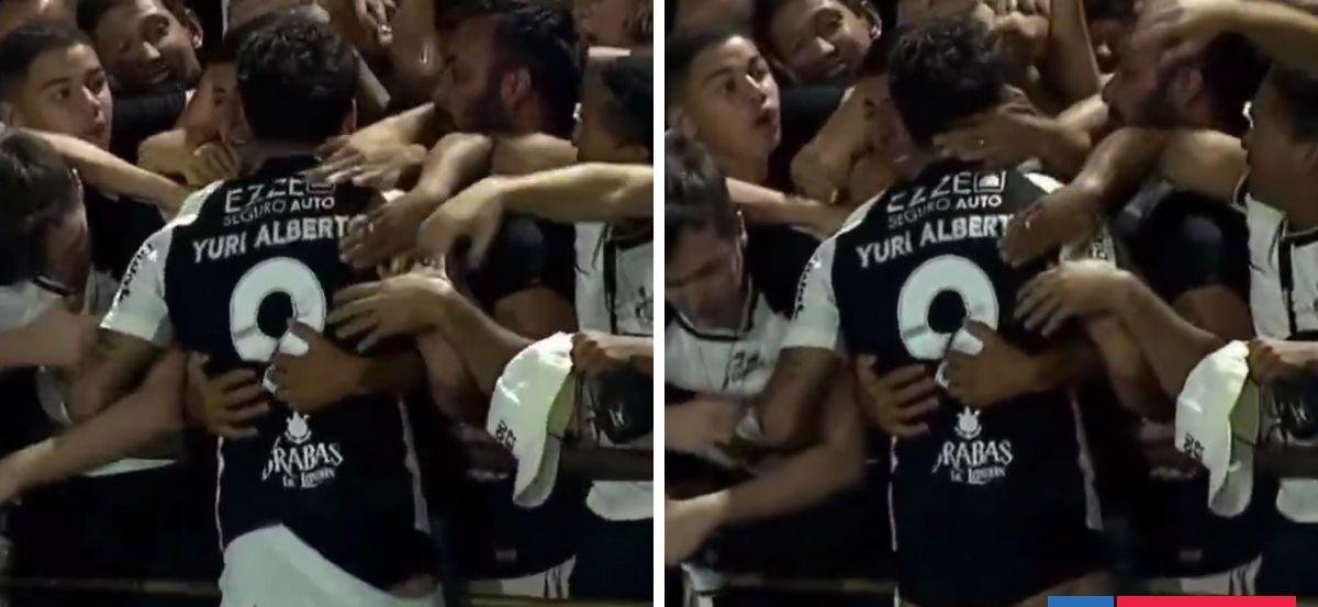 Fue a celebrar gol y quedó en ropa interior: la particular imagen que dejó el campeonato Paulista