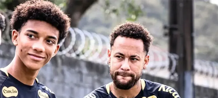 El escándalo entre Neymar y el hijo de Robinho que remece al Santos