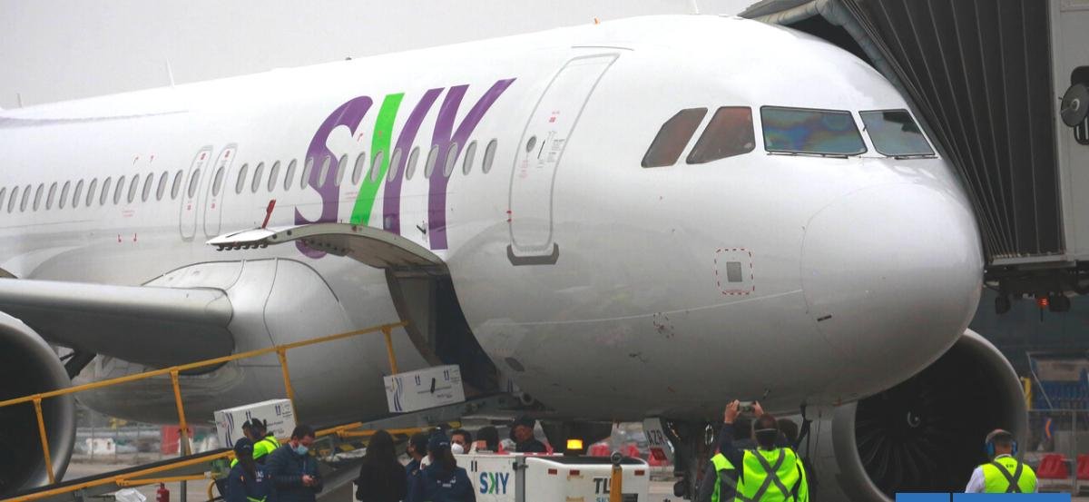 "El explosivo está a bordo": la frase que activó la seguridad en vuelo Sky y dejó un detenido