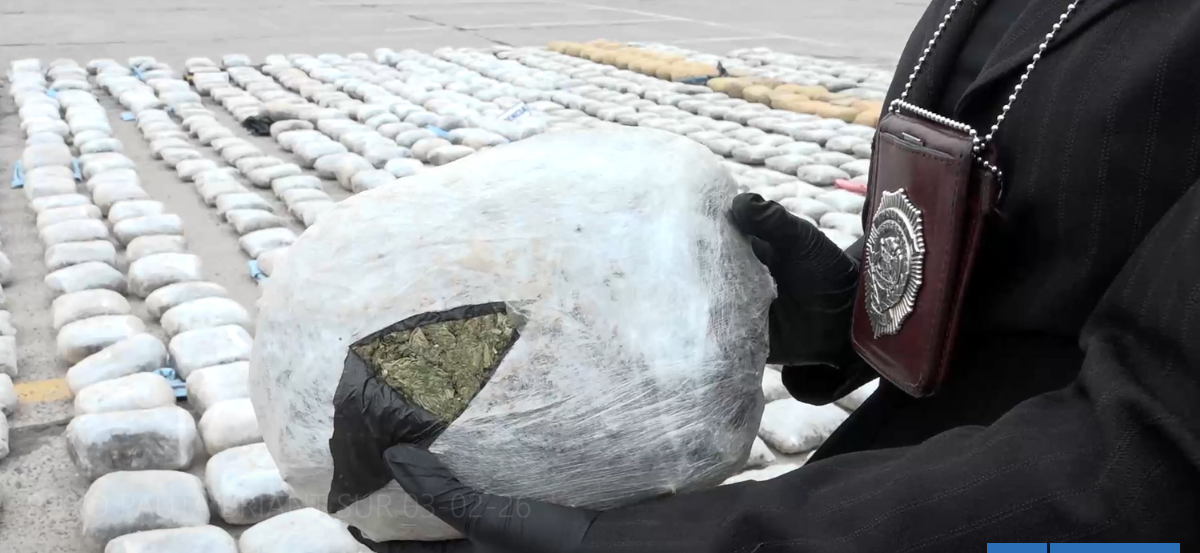 Desbaratan parte de una banda internacional que tenían más de mil kilos de marihuana en El Bosque