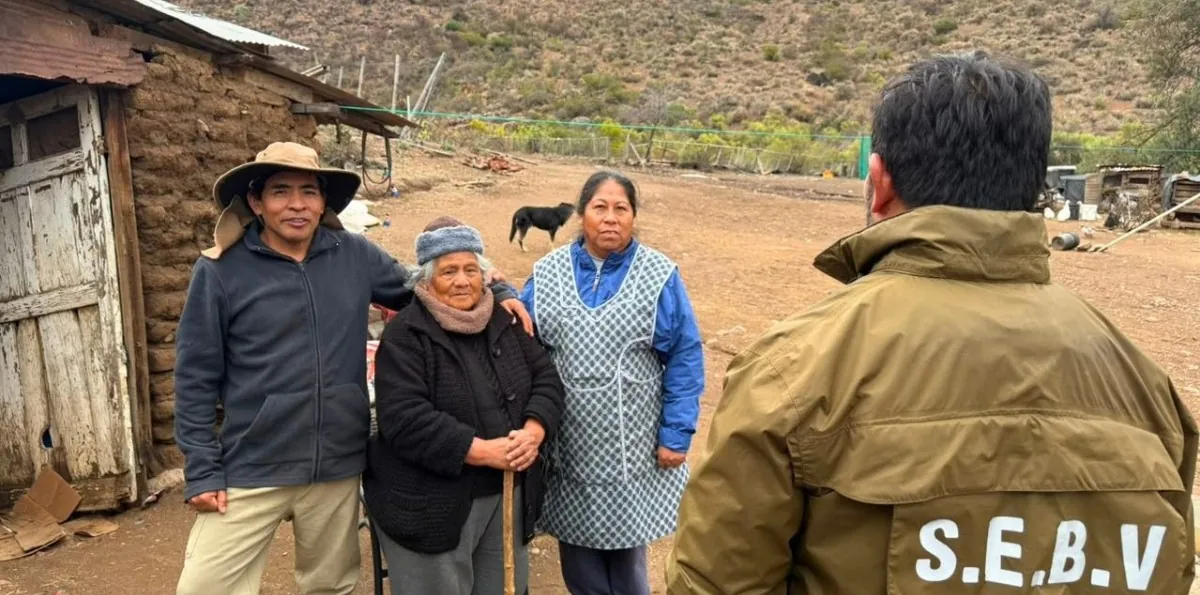 Sistema frontal dejó incomunicada a familia en Andacollo: Carabineros la encontró tras siete horas de búsqueda