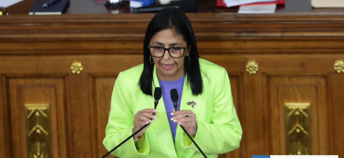 Delcy Rodríguez: "Nos toca ahora convertirnos en una verdadera potencia productora de petróleo y gas"