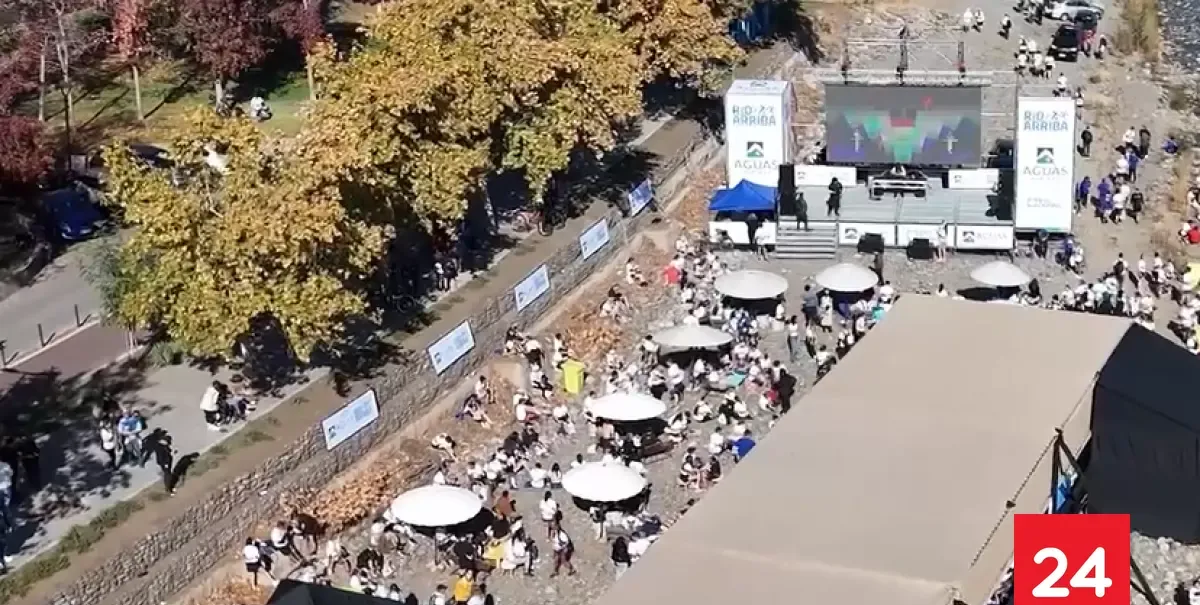 Así se vivió la corrida "Aguas Andinas Río Arriba 2026" en el recuperado río Mapocho