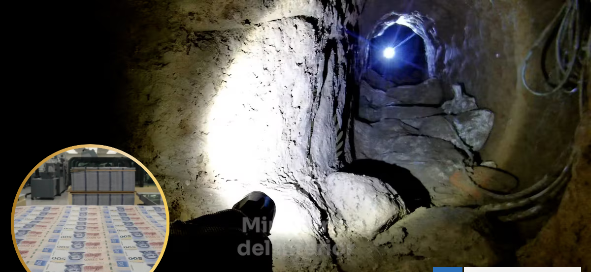 VIDEO | Cae banda que cavó túnel de 200 metros, con luz eléctrica, para robar un banco en Uruguay