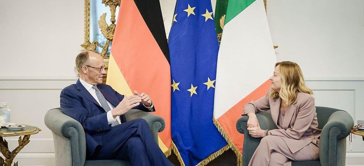 El eje Meloni-Merz: La nueva y poderosa pareja de la UE que rivaliza con Macron por la orientación del bloque